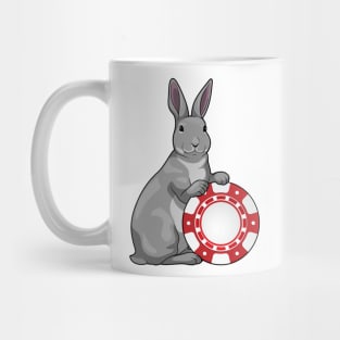 Rabbit Poker Poker chips Mug